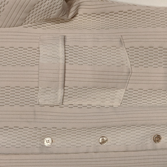 Vintage 70's Lancer short sleeve button front sheer shirt - Picture 3 of 9